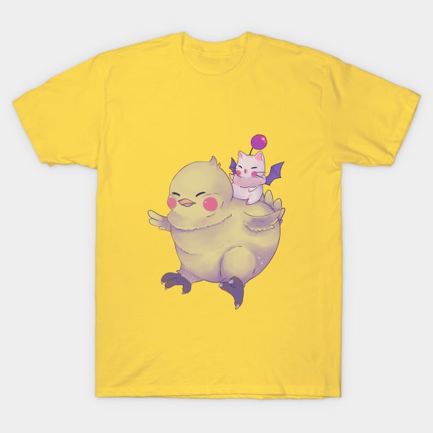 Fat Chocobo (2019 Redux) T-Shirt by AtelierKaren